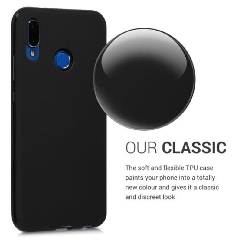 Laptop, Telefoane si Tablete - Telefoane mobile si accesorii - Accesorii Telefoane - Huse telefoane - Husa pentru Huawei P20 Lite, Silicon, Negru, 44358.47 - Infinity.ro