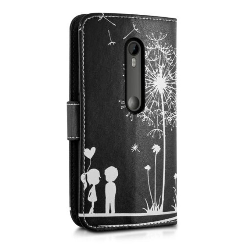 Laptop, Telefoane si Tablete - Telefoane mobile si accesorii - Accesorii Telefoane - Huse telefoane - Husa pentru Motorola Moto G 3rd gen, Piele ecologica, Negru, 34861.04 - Infinity.ro