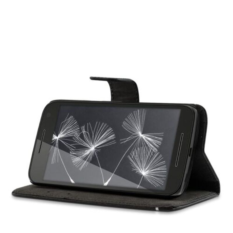 Laptop, Telefoane si Tablete - Telefoane mobile si accesorii - Accesorii Telefoane - Huse telefoane - Husa pentru Motorola Moto G 3rd gen, Piele ecologica, Negru, 34861.04 - Infinity.ro