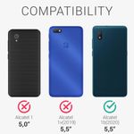 Laptop, Telefoane si Tablete - Telefoane mobile si accesorii - Accesorii Telefoane - Huse telefoane - Husa pentru Alcatel 1B (2020), Silicon, Verde, 51516.224, Kwmobile - Infinity.ro