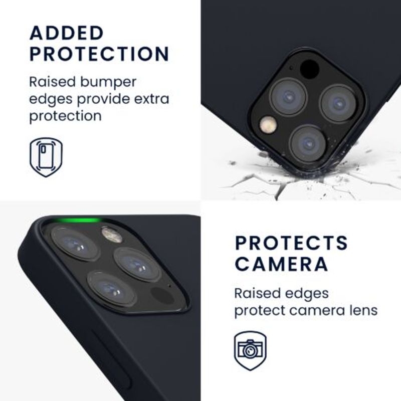 Laptop, Telefoane si Tablete - Telefoane mobile si accesorii - Accesorii Telefoane - Huse telefoane - Husa pentru Apple iPhone 12/iPhone 12 Pro, Silicon, Albastru, 52641.186 - Infinity.ro