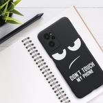 Laptop, Telefoane si Tablete - Telefoane mobile si accesorii - Accesorii Telefoane - Huse telefoane - Husa Kwmobile pentru Realme 9i, Silicon, Negru/Alb, 58694.01 - Infinity.ro