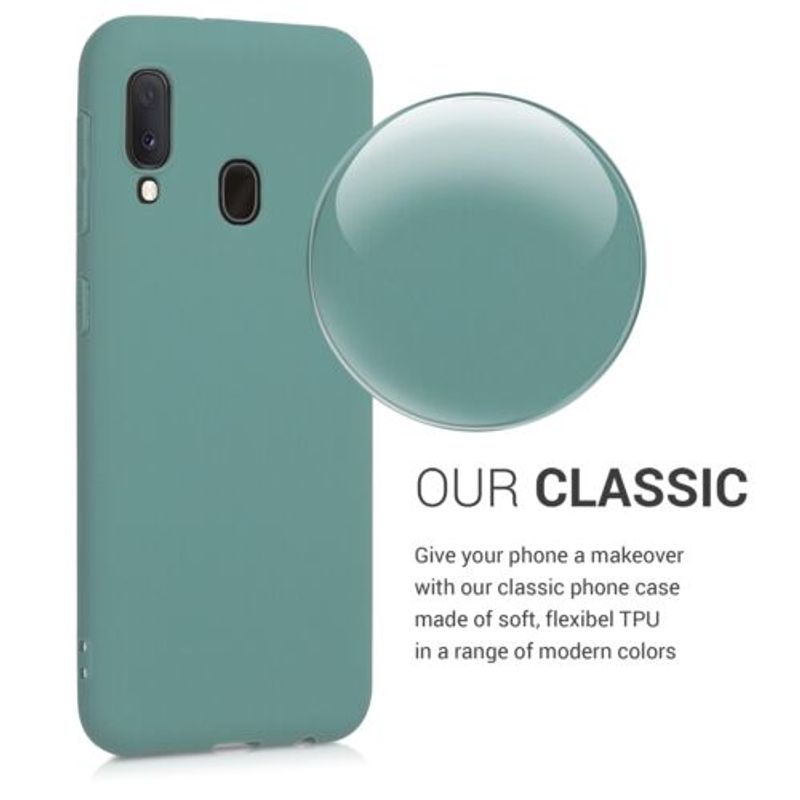 Laptop, Telefoane si Tablete - Telefoane mobile si accesorii - Accesorii Telefoane - Huse telefoane - Husa pentru Samsung Galaxy A20e, Silicon, Verde, 48738.171 - Infinity.ro