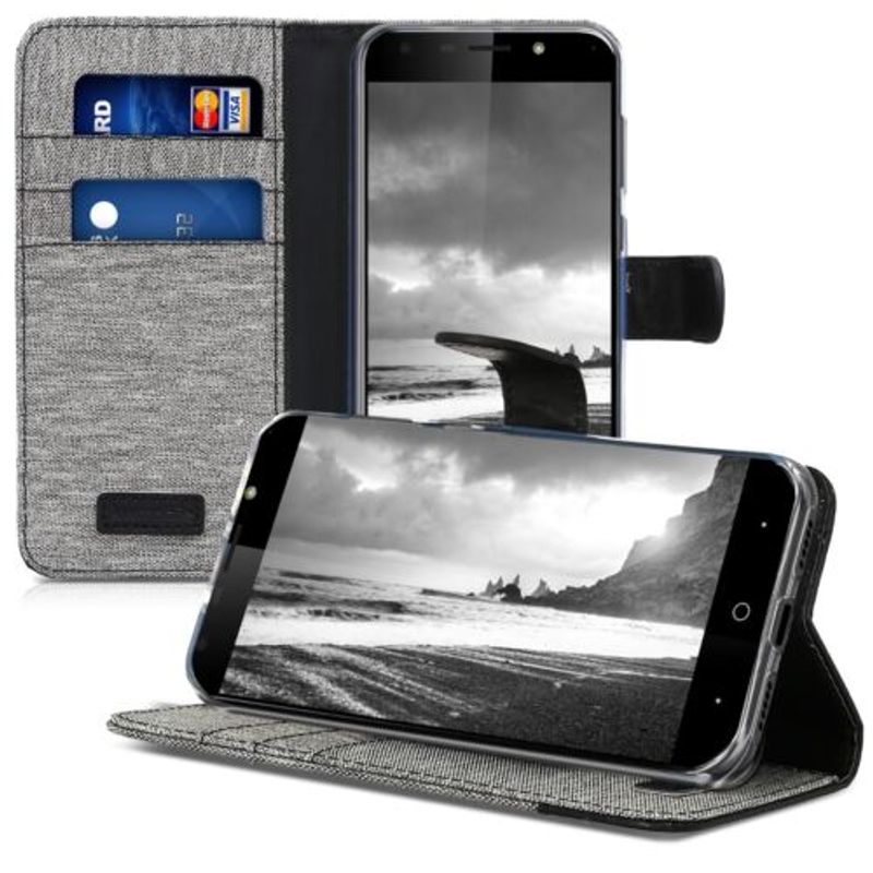 Laptop, Telefoane si Tablete - Telefoane mobile si accesorii - Accesorii Telefoane - Huse telefoane - Husa pentru ZTE Blade A6, Textil, Gri, 44462.22 - Infinity.ro