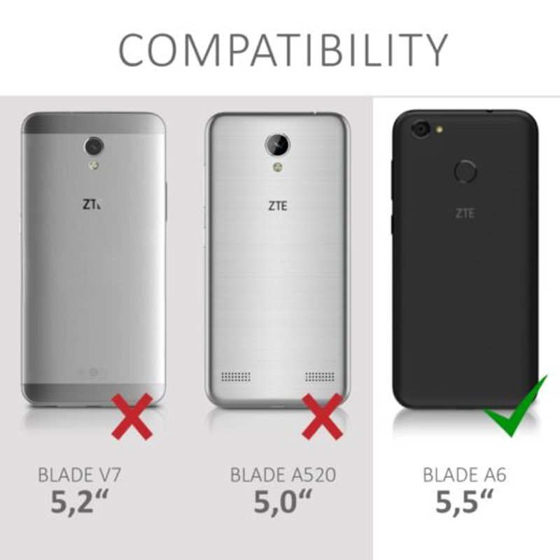 Laptop, Telefoane si Tablete - Telefoane mobile si accesorii - Accesorii Telefoane - Huse telefoane - Husa pentru ZTE Blade A6, Textil, Gri, 44462.22 - Infinity.ro