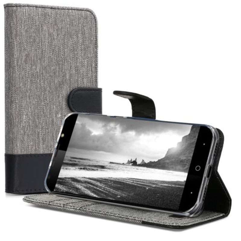 Laptop, Telefoane si Tablete - Telefoane mobile si accesorii - Accesorii Telefoane - Huse telefoane - Husa pentru ZTE Blade A6, Textil, Gri, 44462.22 - Infinity.ro