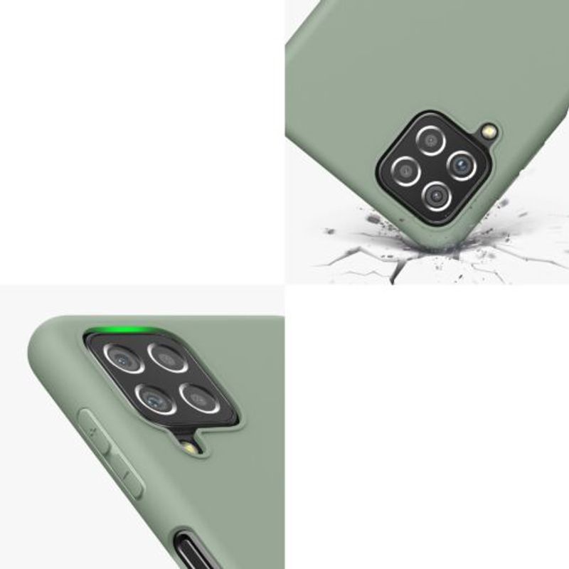 Laptop, Telefoane si Tablete - Telefoane mobile si accesorii - Accesorii Telefoane - Huse telefoane - Husa Kwmobile pentru Samsung Galaxy A22, Silicon, Verde, 55493.172 - Infinity.ro