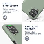 Laptop, Telefoane si Tablete - Telefoane mobile si accesorii - Accesorii Telefoane - Huse telefoane - Husa Kwmobile pentru Samsung Galaxy A22, Silicon, Verde, 55493.172 - Infinity.ro