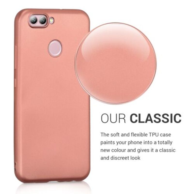 Laptop, Telefoane si Tablete - Telefoane mobile si accesorii - Accesorii Telefoane - Huse telefoane - Husa pentru Huawei Nova 2, Silicon, Rose Gold, 43548.81 - Infinity.ro