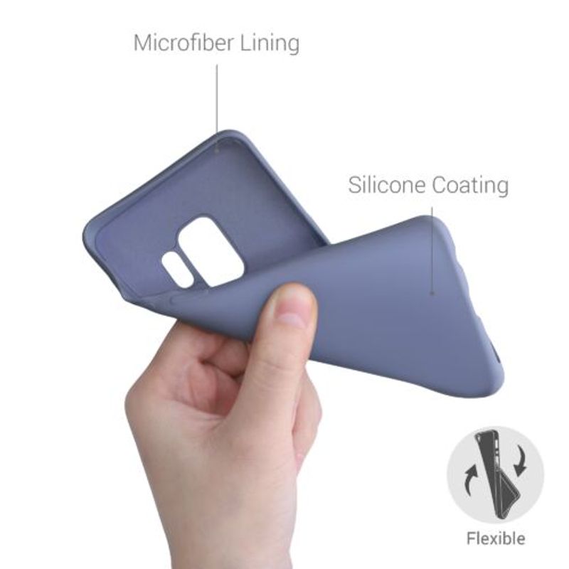 Laptop, Telefoane si Tablete - Telefoane mobile si accesorii - Accesorii Telefoane - Huse telefoane - Husa pentru Samsung Galaxy S9, Silicon, Mov, 53832.136 - Infinity.ro