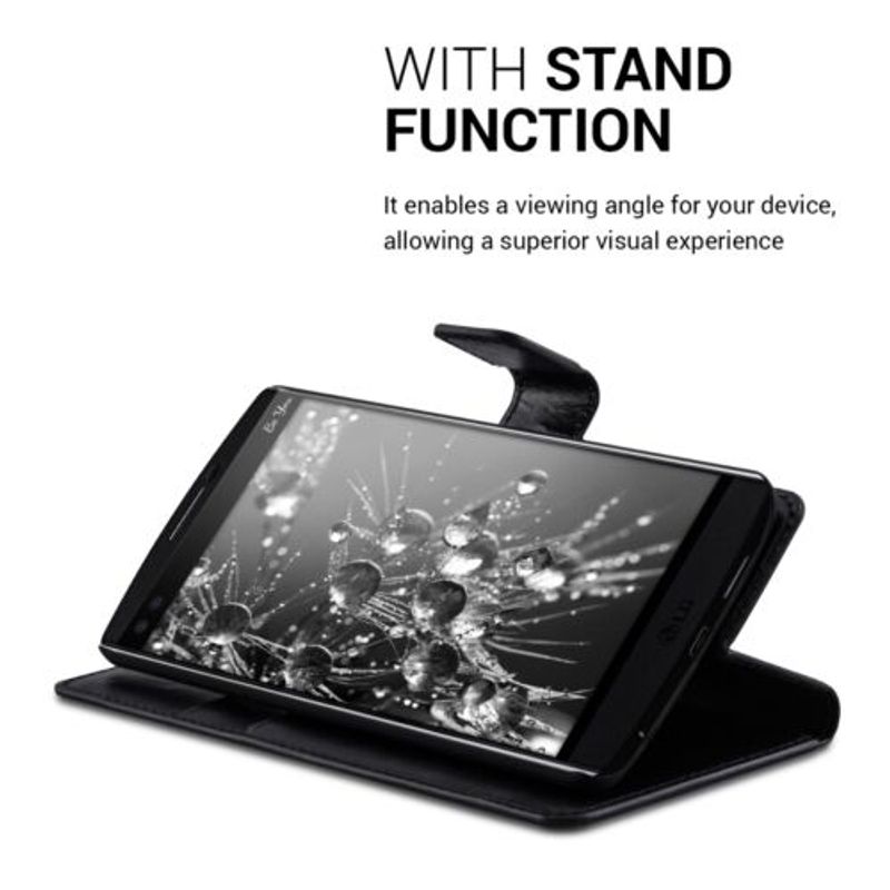 Laptop, Telefoane si Tablete - Telefoane mobile si accesorii - Accesorii Telefoane - Huse telefoane - Husa pentru LG V10, Piele ecologica, Negru, 36048.01 - Infinity.ro