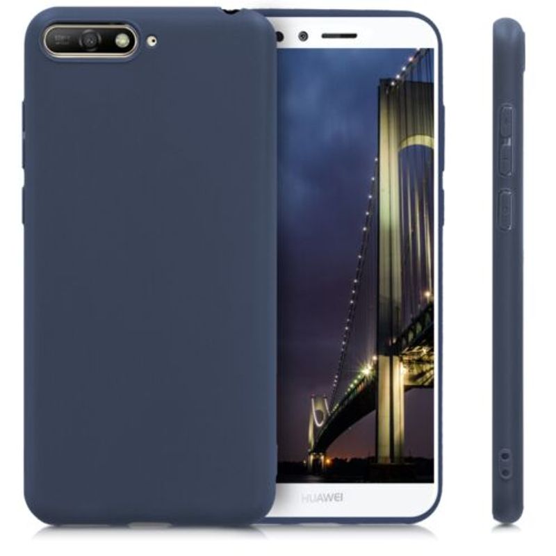 Laptop, Telefoane si Tablete - Telefoane mobile si accesorii - Accesorii Telefoane - Huse telefoane - Husa pentru Huawei Y6 (2018), Silicon, Albastru, 44878.53 - Infinity.ro