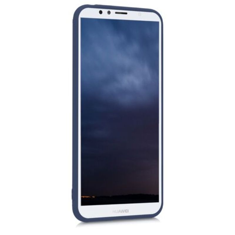 Laptop, Telefoane si Tablete - Telefoane mobile si accesorii - Accesorii Telefoane - Huse telefoane - Husa pentru Huawei Y6 (2018), Silicon, Albastru, 44878.53 - Infinity.ro