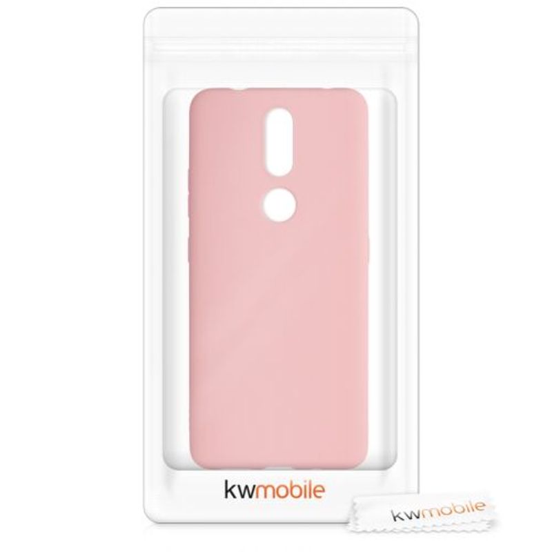 Laptop, Telefoane si Tablete - Telefoane mobile si accesorii - Accesorii Telefoane - Huse telefoane - Husa pentru Nokia 2.4, Silicon, Rose Gold, 53496.89 - Infinity.ro