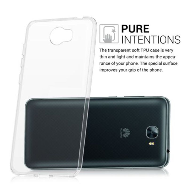 Laptop, Telefoane si Tablete - Telefoane mobile si accesorii - Accesorii Telefoane - Huse telefoane - Husa pentru Huawei Y6II Compact, Silicon, Transparent, 39890.03 - Infinity.ro