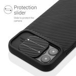 Laptop, Telefoane si Tablete - Telefoane mobile si accesorii - Accesorii Telefoane - Huse telefoane - Husa pentru iPhone 12/iPhone 12 Pro, Silicon, Negru, 55098.01 - Infinity.ro