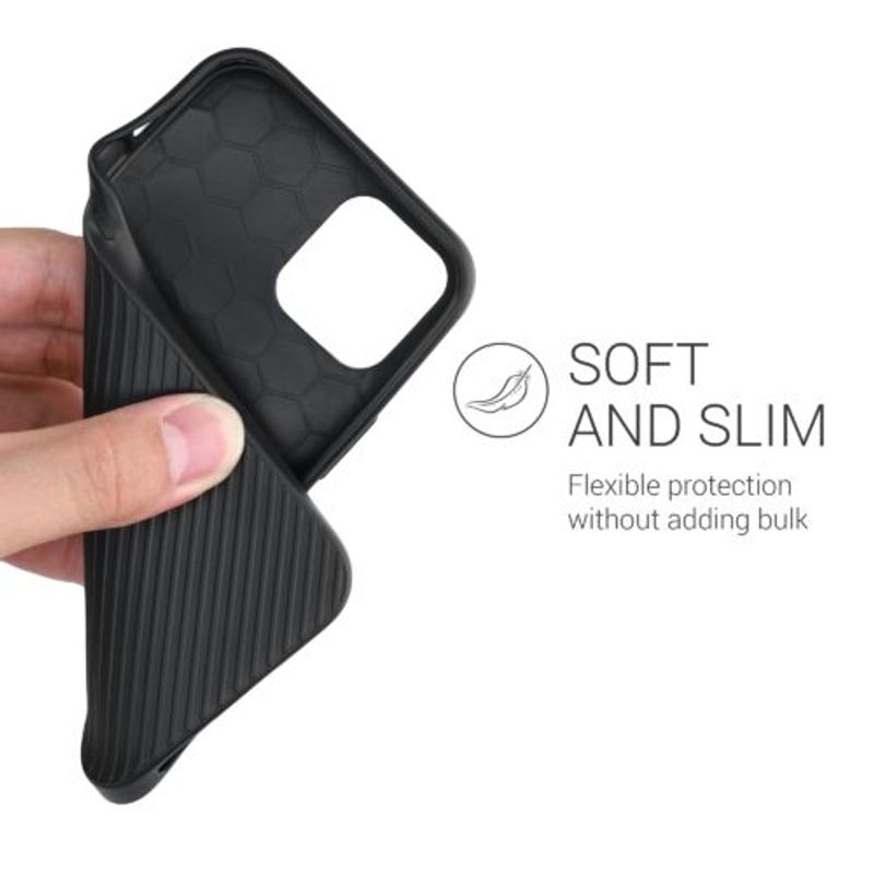 Laptop, Telefoane si Tablete - Telefoane mobile si accesorii - Accesorii Telefoane - Huse telefoane - Husa pentru iPhone 12/iPhone 12 Pro, Silicon, Negru, 55098.01 - Infinity.ro