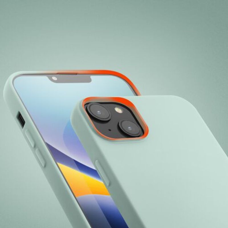 Laptop, Telefoane si Tablete - Telefoane mobile si accesorii - Accesorii Telefoane - Huse telefoane - Husa Kwmobile pentru Apple iPhone 14 Plus, Silicon, Verde, 59080.200 - Infinity.ro