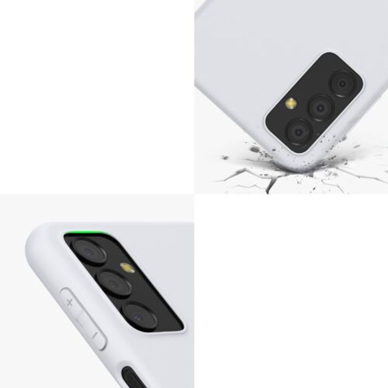 Laptop, Telefoane si Tablete - Telefoane mobile si accesorii - Accesorii Telefoane - Huse telefoane - Husa Kwmobile pentru Samsung Galaxy M23 5G, Silicon, Alb, 57802.48 - Infinity.ro
