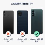 Laptop, Telefoane si Tablete - Telefoane mobile si accesorii - Accesorii Telefoane - Huse telefoane - Husa Kwmobile pentru Samsung Galaxy M23 5G, Silicon, Alb, 57802.48 - Infinity.ro