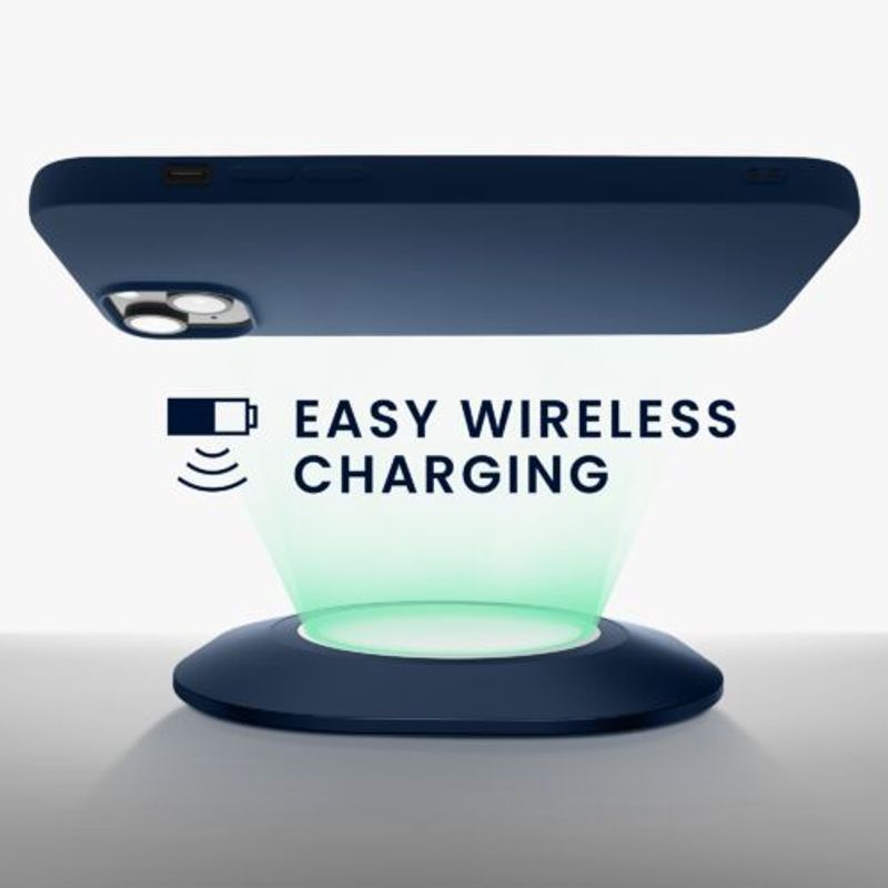 Laptop, Telefoane si Tablete - Telefoane mobile si accesorii - Accesorii Telefoane - Huse telefoane - Husa Kwmobile pentru Apple iPhone 14 Plus, Silicon, Albastru, 59080.116 - Infinity.ro