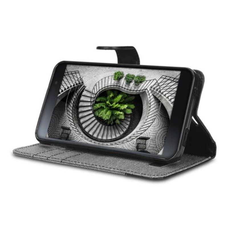 Laptop, Telefoane si Tablete - Telefoane mobile si accesorii - Accesorii Telefoane - Huse telefoane - Husa pentru Blackberry DTEK50, Textil, Gri, 39325.22 - Infinity.ro