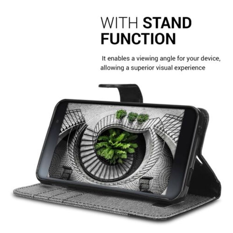 Laptop, Telefoane si Tablete - Telefoane mobile si accesorii - Accesorii Telefoane - Huse telefoane - Husa pentru Blackberry DTEK50, Textil, Gri, 39325.22 - Infinity.ro