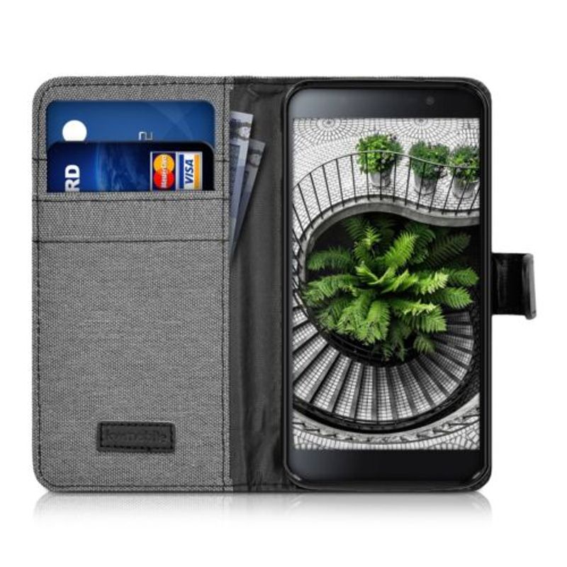 Laptop, Telefoane si Tablete - Telefoane mobile si accesorii - Accesorii Telefoane - Huse telefoane - Husa pentru Blackberry DTEK50, Textil, Gri, 39325.22 - Infinity.ro