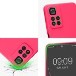 Laptop, Telefoane si Tablete - Telefoane mobile si accesorii - Accesorii Telefoane - Huse telefoane - Husa Kwmobile pentru Xiaomi Redmi Note 11 Pro Plus 5G, Silicon, Roz, 58097.77 - Infinity.ro