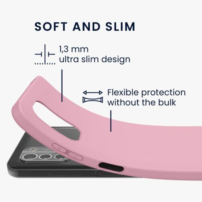 Laptop, Telefoane si Tablete - Telefoane mobile si accesorii - Accesorii Telefoane - Huse telefoane - Husa kwmobile pentru Nokia G21/G11, Silicon, Roz, 57530.52 - Infinity.ro