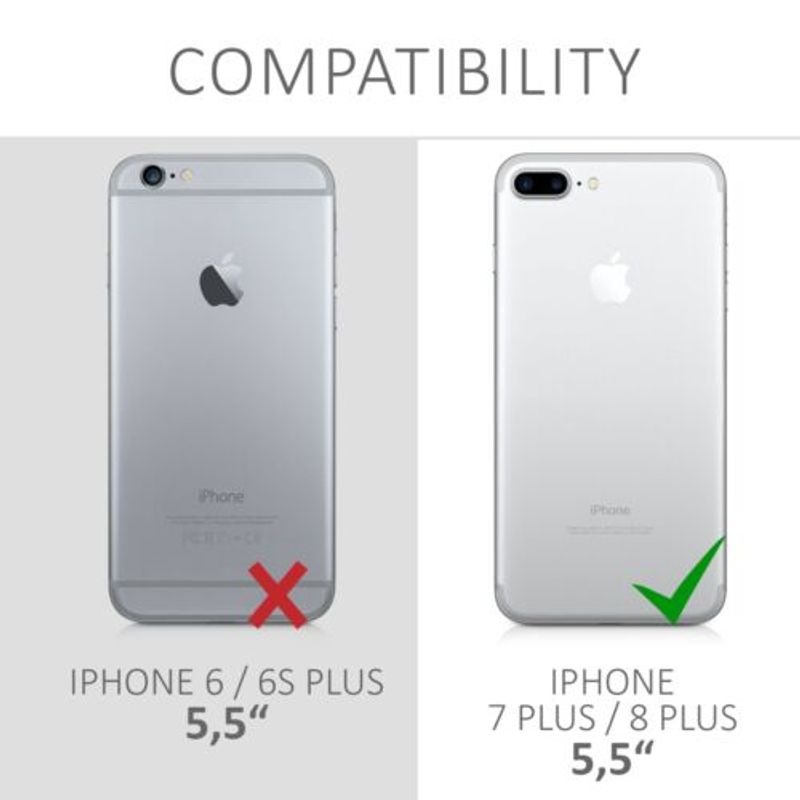 Laptop, Telefoane si Tablete - Telefoane mobile si accesorii - Accesorii Telefoane - Huse telefoane - Husa pentru Apple iPhone 8 Plus/iPhone 7 Plus, Silicon, Albastru, 49981.58 - Infinity.ro