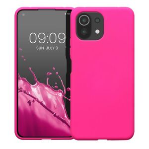 Husa Kwmobile pentru Xiaomi Mi 11 Lite 5G/11 Lite 5G NE, Silicon, Roz, 56047.77