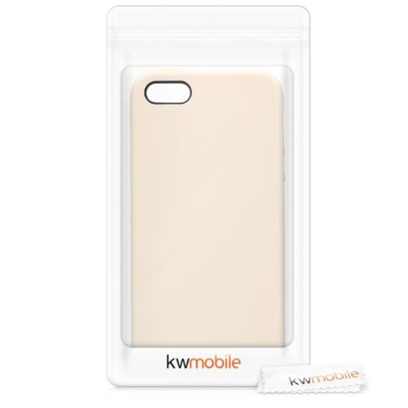 Laptop, Telefoane si Tablete - Telefoane mobile si accesorii - Accesorii Telefoane - Huse telefoane - Husa pentru Apple iPhone 5/iPhone 5s/iPhone SE, Silicon, Crem, 42766.16 - Infinity.ro