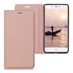 Laptop, Telefoane si Tablete - Telefoane mobile si accesorii - Accesorii Telefoane - Huse telefoane - Husa pentru ZTE Nubia N1, Piele ecologica, Rose Gold, 40425.81 - Infinity.ro