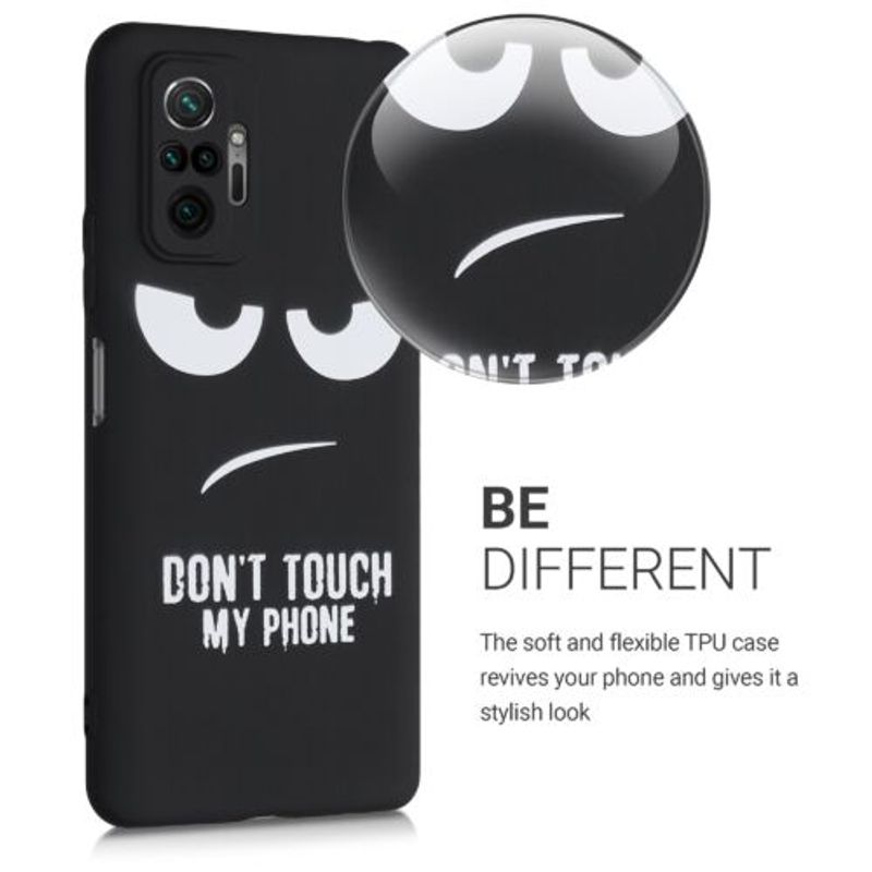 Laptop, Telefoane si Tablete - Telefoane mobile si accesorii - Accesorii Telefoane - Huse telefoane - Husa pentru Xiaomi Redmi Note 10 Pro, Silicon, Negru, 54555.01 - Infinity.ro