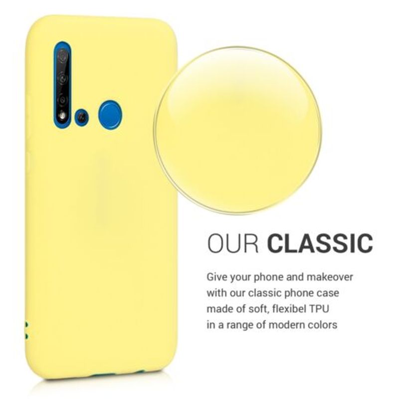 Laptop, Telefoane si Tablete - Telefoane mobile si accesorii - Accesorii Telefoane - Huse telefoane - Husa pentru Huawei P20 Lite (2019), Silicon, Galben, 49451.49 - Infinity.ro