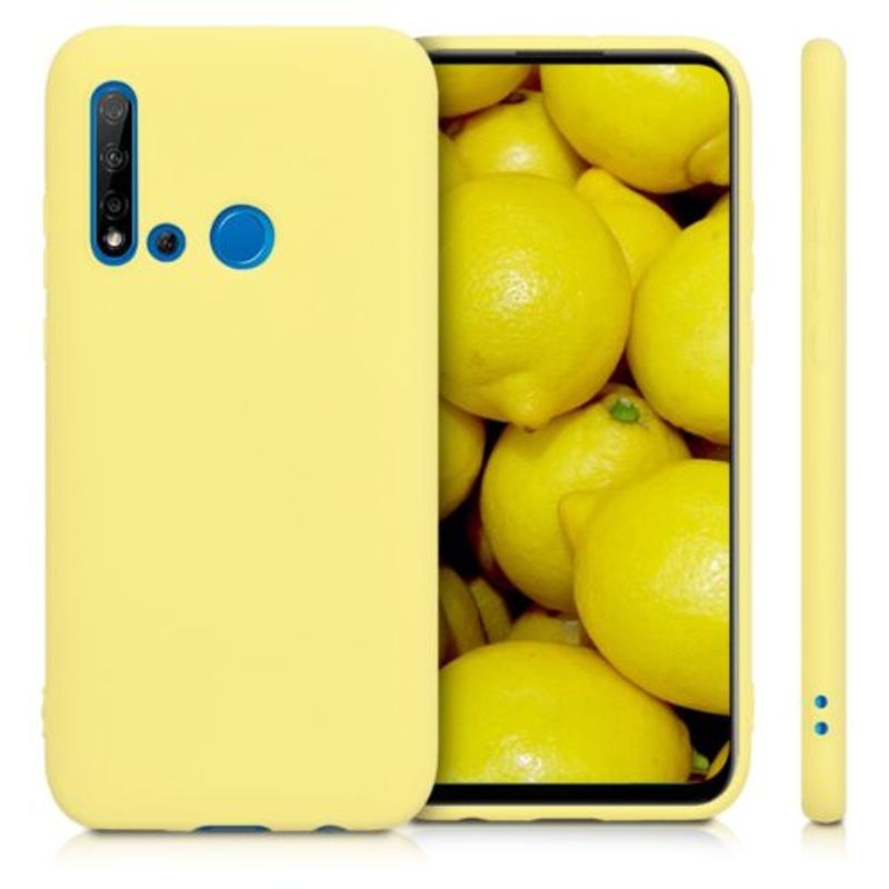 Laptop, Telefoane si Tablete - Telefoane mobile si accesorii - Accesorii Telefoane - Huse telefoane - Husa pentru Huawei P20 Lite (2019), Silicon, Galben, 49451.49 - Infinity.ro