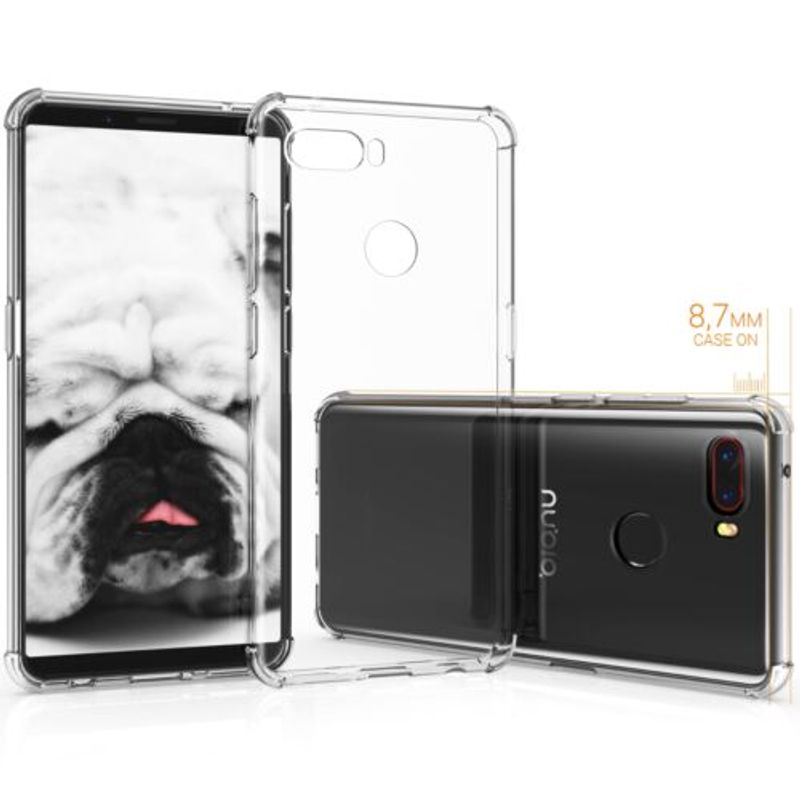 Laptop, Telefoane si Tablete - Telefoane mobile si accesorii - Accesorii Telefoane - Huse telefoane - Husa pentru ZTE Nubia Z18 mini, Silicon, Transparent, 46281.03 - Infinity.ro