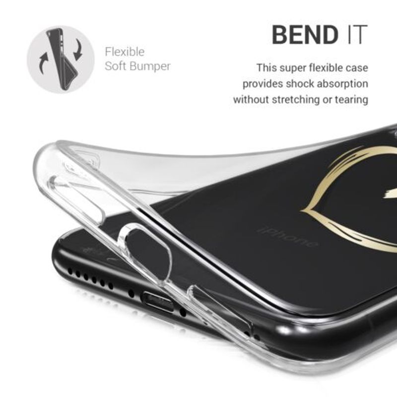 Laptop, Telefoane si Tablete - Telefoane mobile si accesorii - Accesorii Telefoane - Huse telefoane - Husa pentru Apple iPhone X/iPhone XS, Silicon, Gold, 42505.17 - Infinity.ro