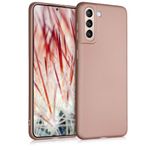 Laptop, Telefoane si Tablete - Telefoane mobile si accesorii - Accesorii Telefoane - Huse telefoane - Husa pentru Samsung Galaxy S21 Plus, Silicon, Rose Gold, 54067.31 - Infinity.ro