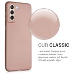 Laptop, Telefoane si Tablete - Telefoane mobile si accesorii - Accesorii Telefoane - Huse telefoane - Husa pentru Samsung Galaxy S21 Plus, Silicon, Rose Gold, 54067.31 - Infinity.ro