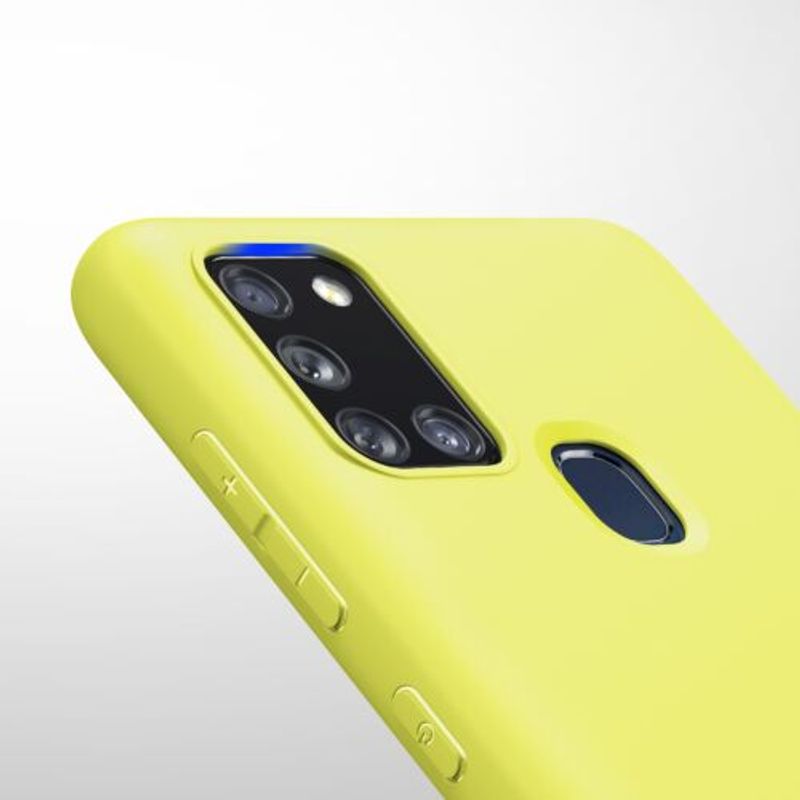 Laptop, Telefoane si Tablete - Telefoane mobile si accesorii - Accesorii Telefoane - Huse telefoane - Husa pentru Samsung Galaxy A21s, Silicon, Galben, 52494.195 - Infinity.ro