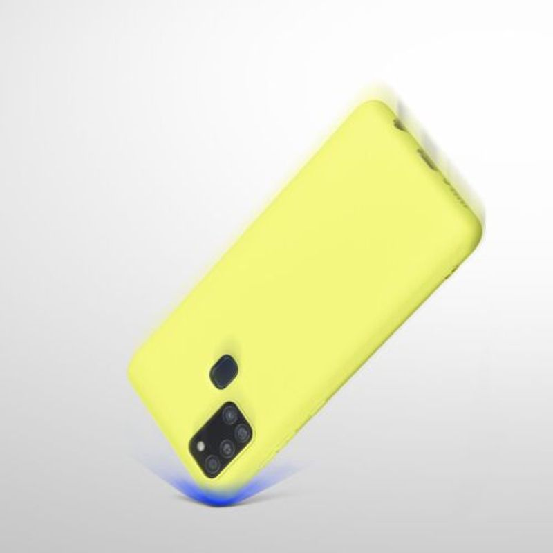 Laptop, Telefoane si Tablete - Telefoane mobile si accesorii - Accesorii Telefoane - Huse telefoane - Husa pentru Samsung Galaxy A21s, Silicon, Galben, 52494.195 - Infinity.ro