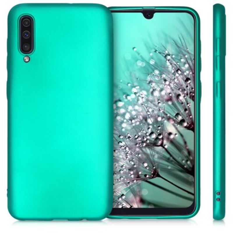Laptop, Telefoane si Tablete - Telefoane mobile si accesorii - Accesorii Telefoane - Huse telefoane - Husa pentru Samsung Galaxy A50, Silicon, Verde, 48056.128 - Infinity.ro
