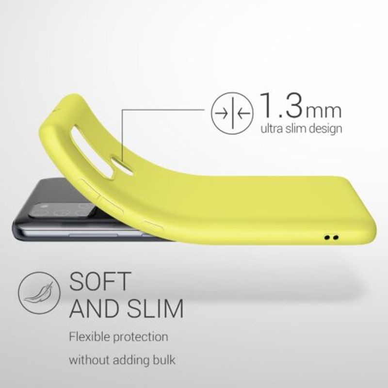 Laptop, Telefoane si Tablete - Telefoane mobile si accesorii - Accesorii Telefoane - Huse telefoane - Husa pentru Samsung Galaxy A21s, Silicon, Galben, 52494.195 - Infinity.ro