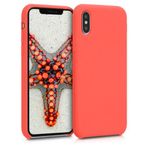 Laptop, Telefoane si Tablete - Telefoane mobile si accesorii - Accesorii Telefoane - Huse telefoane - Husa pentru Apple iPhone X/iPhone XS, Silicon, Portocaliu, 46313.69 - Infinity.ro