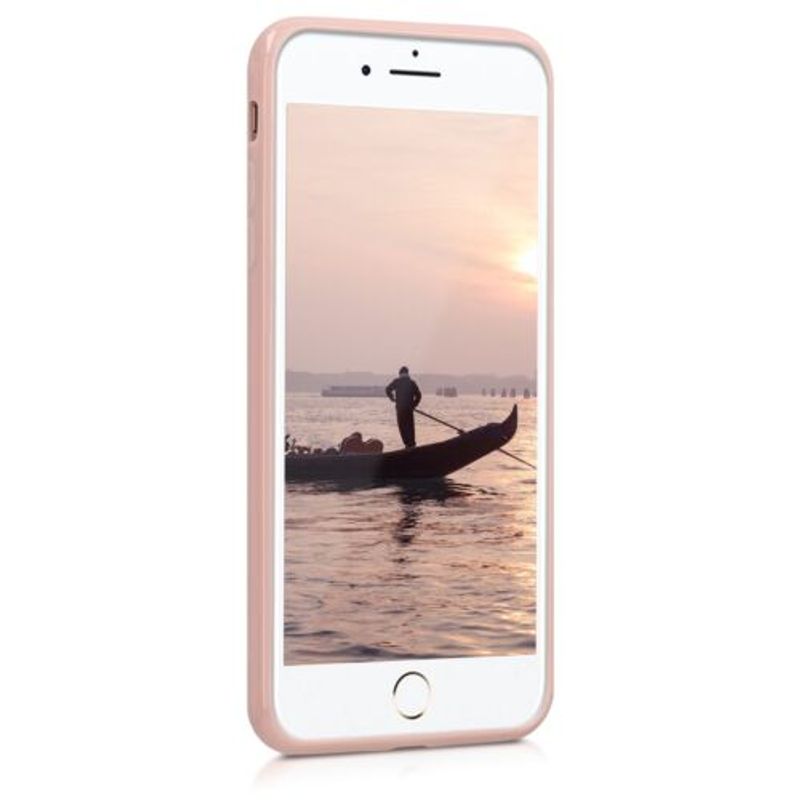 Laptop, Telefoane si Tablete - Telefoane mobile si accesorii - Accesorii Telefoane - Huse telefoane - Husa pentru Apple iPhone 8 Plus/iPhone 7 Plus, Silicon, Rose Gold, 39499.89 - Infinity.ro