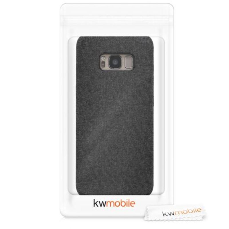 Laptop, Telefoane si Tablete - Telefoane mobile si accesorii - Accesorii Telefoane - Huse telefoane - Husa pentru Samsung Galaxy S8, Textil, Gri, 43487.19 - Infinity.ro