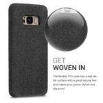 Laptop, Telefoane si Tablete - Telefoane mobile si accesorii - Accesorii Telefoane - Huse telefoane - Husa pentru Samsung Galaxy S8, Textil, Gri, 43487.19 - Infinity.ro