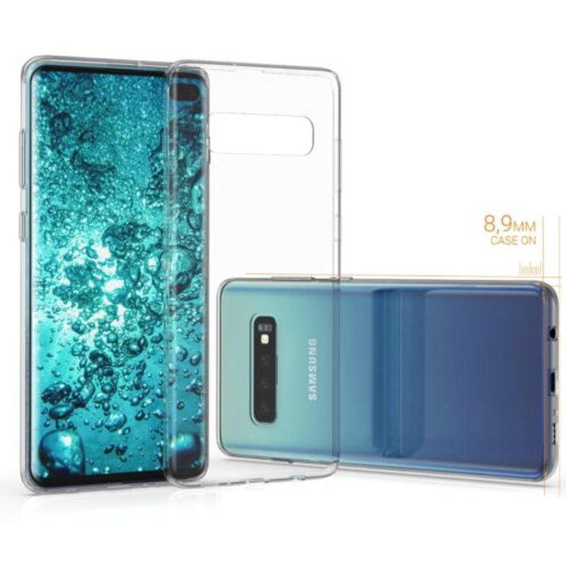 Laptop, Telefoane si Tablete - Telefoane mobile si accesorii - Accesorii Telefoane - Huse telefoane - Husa pentru Samsung Galaxy S10 Plus, Silicon, Transparent, 47454.03 - Infinity.ro